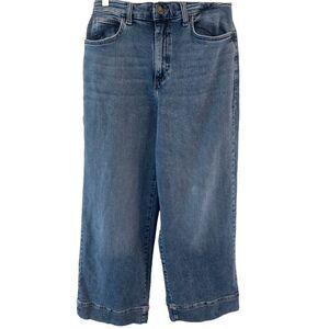Wide Leg High Rise Lee Legendary Trouser‎ Jeans Womens 6 28x30 70s Style Blue